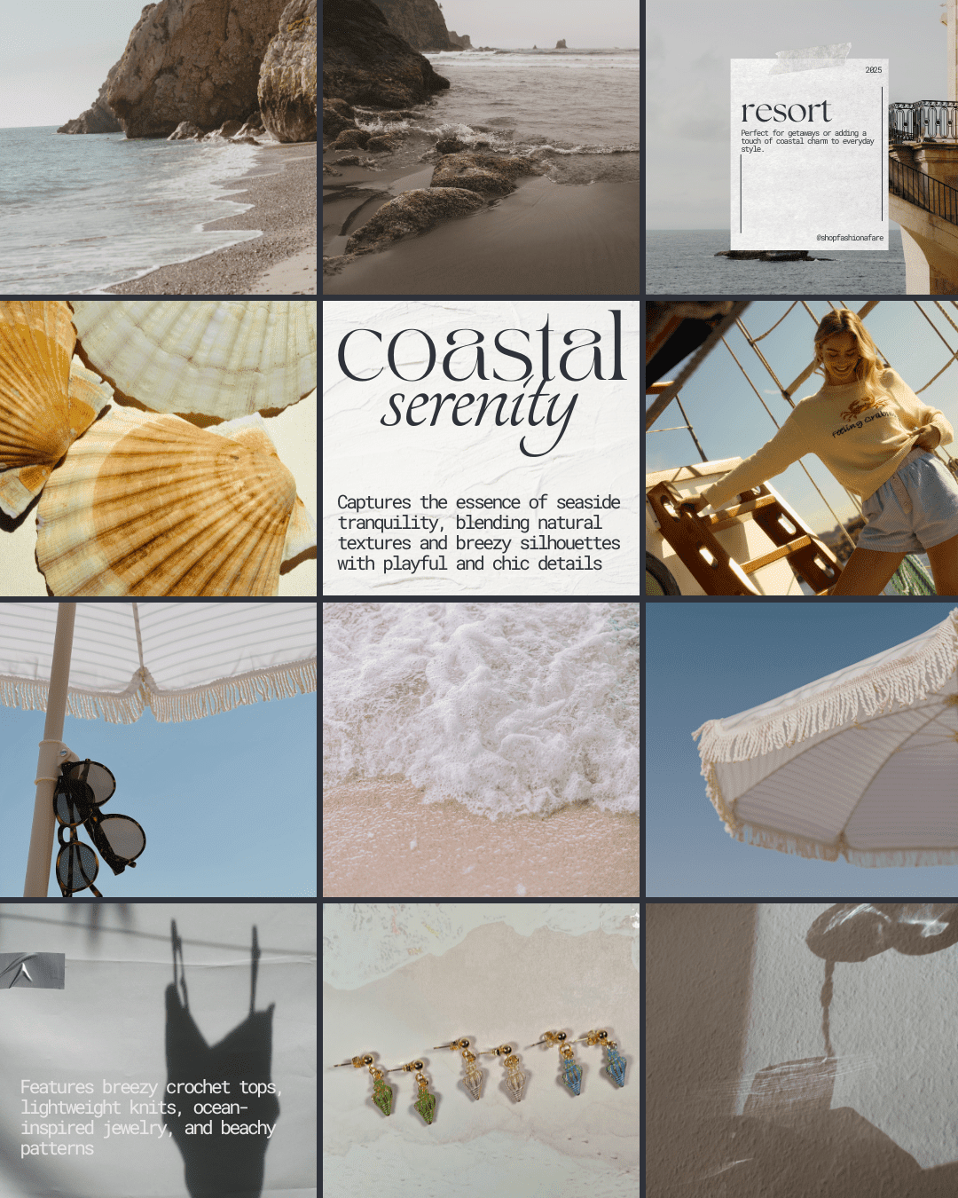 Coastal Serenity: Your Resort Wardrobe Awaits